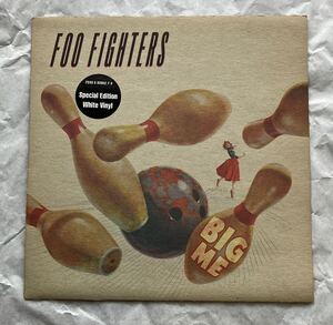 当時物 foo fighters 『 BIG ME 』EP フーファイターズ white vinyl U.K.盤 ROSWELL RECORDS