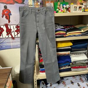 良品 Wrangler ラングラー グレー パンツ ランチャーパンツ USA製 30×33 TALON42 アメカジ 古着MIX 80s?