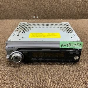 AV10-262 激安 カーステレオ CDプレーヤー SONY CDX-2200 514435 CD FM/AM オーディオ 通電未確認 ジャンク