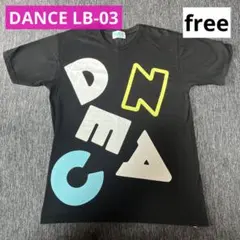 DANCE LB-03＊Ｔシャツ《free》デカロゴプリント♡︎ᵎᵎᵎ♡̷︎♡⃜︎♡⃡︎