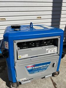 中古 デンヨー 溶接機 発電機 GAW-150ES2 50/60Hz ガソリンエンジン 4サイクル インバーター発電機　動作確認済み