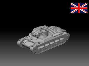 HINODE 1/144レジンキット 未塗装 未組立 WW2 イギリス軍 マチルダII 歩兵戦車 ワールドタンクミュージアム 240706
