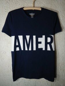 ｎ8003　AMERICAN　EAGLE　アメリカン　イーグル　半袖　tシャツ　ロゴ　デザイン　人気　送料格安