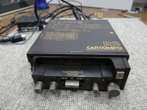 kh00807 NATIONAL carcompo R3 stereo deck & fm stereo tuner　本体のみ　ジャンク品