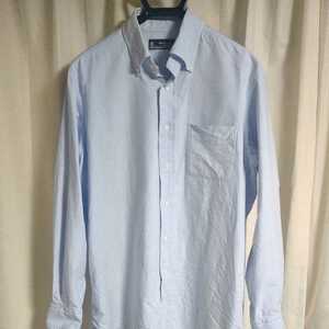 【鎌倉シャツ】【サックスブルー】【ボタンダウン】【サイズ43/87】【Maker’s Shirt】【Kamakura】