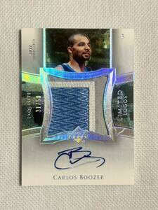 2004-05 Upper Deck Exquisite Collection Limited Logos Autograph Patch #LL-CB Carlos Boozer nba カード 