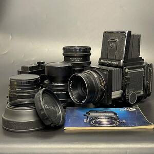 587 マミヤ MAMIYA RB67 PRO S 付属品多数 レンズ3本 フィルムホルダー2点 まとめて SEKOR NB F3.8 90mm 中判カメラ 説明書 フィルムカメラ
