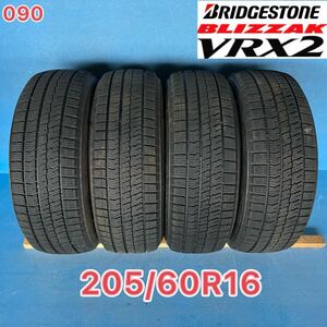 BRIDGESTONE BLIZZAK VRX2 ブリヂストン　ブリザック 205/60R16 2022年製造　冬タイヤ　スタッドレス　4本セット