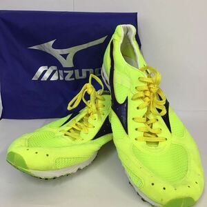 MIZUNO ランニングシューズ Special order X10 ミズノ R 蛍光イエロー【中古】