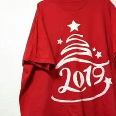 ヴィンテージ　古着　メンズ　Tシャツ　Free　レッド　プリント　2019