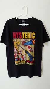 ヒステリックグラマー　HYSTERIC GLAMOUR　Tシャツ　黒　ブラック　サイズＳ　送料無料