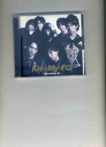 「EVERYBODY GO」KIS-MY－Ｆt2 ＣＤ+ＤＶＤ