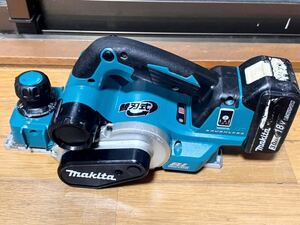 1円スタート★★ マキタ makita 充電式カンナ 18V KP181D 電気カンナ 82mm + マキタバッテリー1台18V 4.0Ah 付き