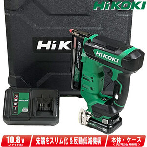 HIKOKI（ハイコーキ）10.8V　コードレスピン釘打機　NP1235DA (LS)　4.0Ah Li-ion充電池(BSL1240M)1個　充電器(UC12SL)　ケース