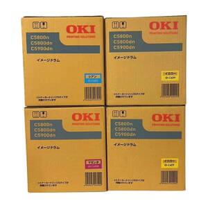 【3色4本セット】 OKI　イメージドラム ID-C4DC ×1、ID-C4DM×1、ID-C4DY×2　純正品・内袋未開封品