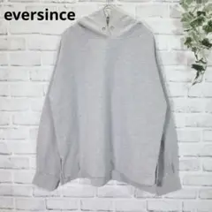 【eversince】エバーシンス（M）パーカー　スウェット　プルオーバー　薄手