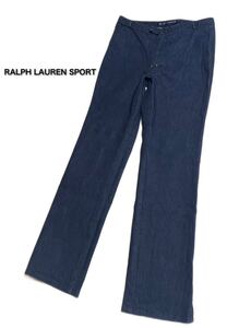 RALPH LAUREN SPORT★ラルフローレン★インパクト21 日本製（7）slim FIT ジーンズ デニム パンツ 裾スリット