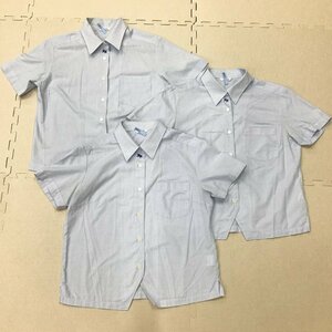 O738/T(中古)栃木県 宇都宮北高校 女子制服3点 /指定品/M/M程度/半袖/ブラウス/シャツ/YACHT/チェック柄/夏用/夏服/中学校/女子学生/学生服