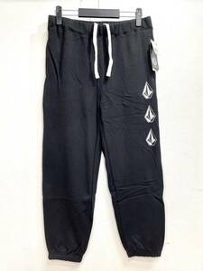 VOLCOM ボルコム A1232102BLK① メンズ Lサイズ スウェット ジョガーパンツ JoggerPants ブラック色 ロゴ ヴォルコム 新品 即決 送料無料