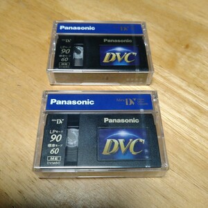 Panasonic DVC テープ　miniDV 60　2本　未使用