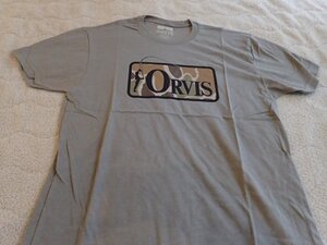 ORVIS Ｔシャツ　Bend　Rod　Badge　ＵＳ-M　色グレー