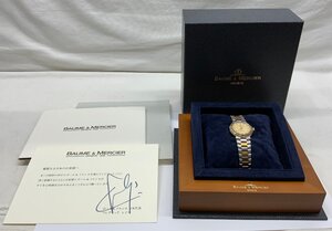 [USED/動作未確認品] ボーム＆メルシエ リビエラ BAUME&MERCIER レディース 付属品あり 5231.3 クォーツ 腕時計