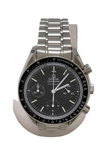 OMEGA◆speedmaster/自動巻腕時計/アナログ/ステンレス/ブラック/シルバー/SS