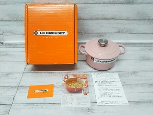 LE CREUSET ル・クルーゼ ココット ロンド シフォンピンク 14cm 付属品は画像の物が全てです