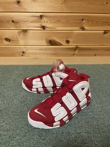 NIKE AIR MORE UPTEMPO supreme ナイキ エアモア アップテンポ シュプリーム 27.5cm 新品未使用品