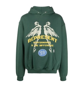 SALE!! 即決【REPRESENT】リプレゼント プルオーバーパーカ Vintage Spirit Hoodie 緑 L 良品