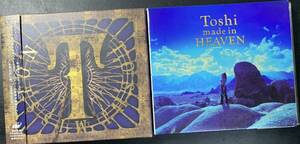 CD ◎ 2枚 ～ TOSHI / MADE IN HEAVEN と MISSION ～ 外箱あり