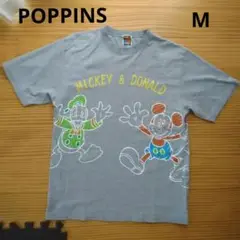 MICKEY　UNITED　POPPINS 半袖Tシャツ　М　グレーDisney