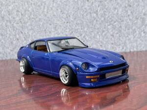 1/24　フェアレディZ　ゼット　FAIRLADY Z　完成品　旧車　族車　街道レーサー　グラチャン　シャコタン　改造車　日産　深リムワタナベ