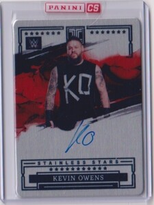 2023 Panini Impeccable WWE Kevin Owens Autograph card #49of99