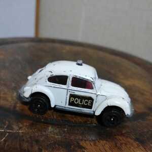 ミニカー　ビンテージミニカー CORGI JUNIORS WHIZZWHEELS VOLKSWAGEN 1300 POLICE 英国製　PAT.APP 3396/69 フォルクスワーゲン　パトカー