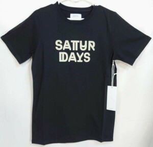 【XS】サタデーズニューヨークシティ 半袖Tシャツ Deco Neus 黒