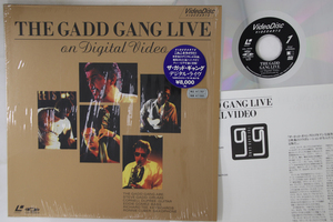 LASERDISC Gadd Gang Live On Digital Video VAL3068 VIDEOARTS /00600