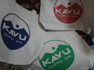 ★閉店「在庫処分」35％Off■KAVU(カブー)/バッグ/トートバッグ L.サークルロゴトートバッグ★