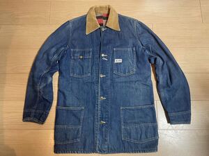 【良品】big smith 50s デニム カバーオール vintage ビンテージ ビックスミス 古着 38〜40くらい