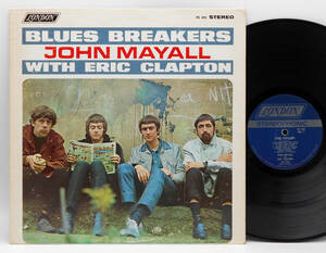 ★良盤 US ORIG LP★JOHN MAYALL WITH ERIC CLAPTON/Blues Breakers 1966年 高音圧 CS付 英国BLUES ROCK大名盤 クラプトン21歳 YARDBIRDS