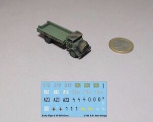 完成品 1/144 German MAN630 Truck