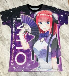 五等分の花嫁∬ 中野二乃 フルグラフィックTシャツ 