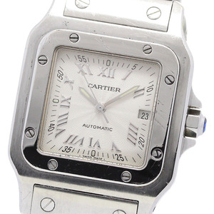 カルティエ CARTIER W20040D6 サントスガルベ LM デイト 自動巻き メンズ _849118