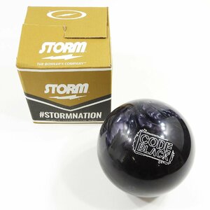 未使用 STORM CODE BLACK 14LBS 2OZ #20790 ボウリング球 ボーリング マイボール ストーム コードブラック