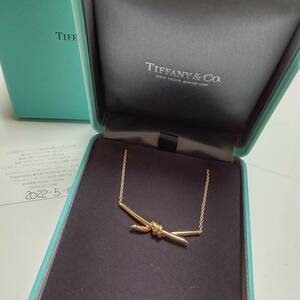 ティファニー ノット ペンダント TIFFANY 新品 正規品 ローズゴールド