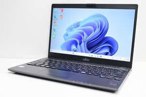 ノートパソコン Windows11 中古 富士通 LIFEBOOK U938 第7世代 Core i5 SSD256GB メモリ8GB Wi10 13.3 カメラ WPS office搭載