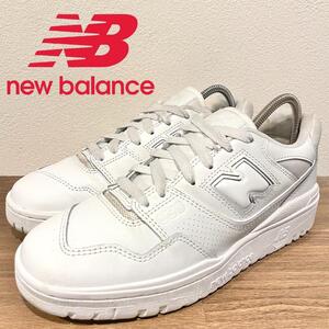 New Balance ニューバランス BB550WWW WHITE ホワイト レディース ローカットスニーカー カジュアル 24.5cm 