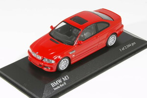 ミニチャンプス 1/43 BMW M3 E46 2001 レッド