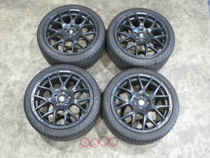 【中古set】 OZ SPARCO Procorsa 18インチ 8.0J +48 5H PCD112 PIRELLI DRAGON SPORT 225/40R18 2021年 メルセデスベンツ Bクラスに使用