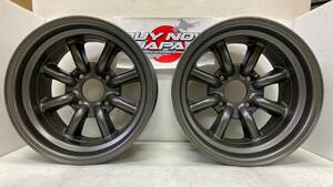 【在庫あり即納】RS Watanabe R TYPE 14×9J-19 4H-114.3 ブラック/14インチ ワタナベ アルミホイール 2本